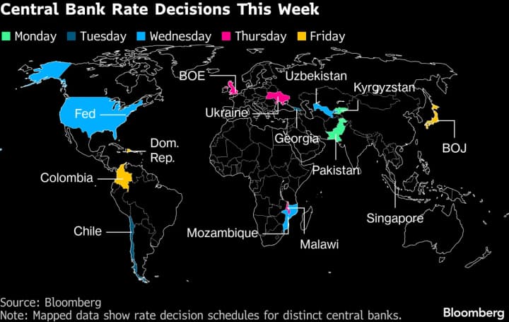 Global Rate Decisions Span Ukraine, Chile and Mozambique