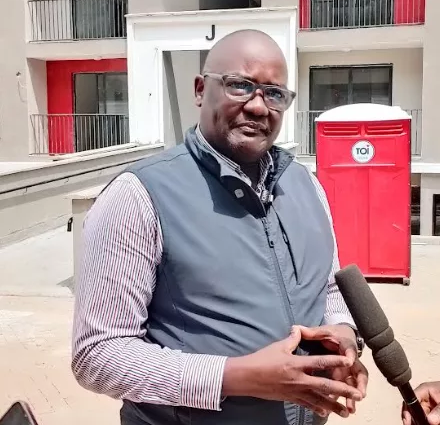 International Housing Solutions Kenya MD Kioi Wambaa during the unveiling of the real estate developer’s Sh1 billion Muzi Salama housing project in Tilisi