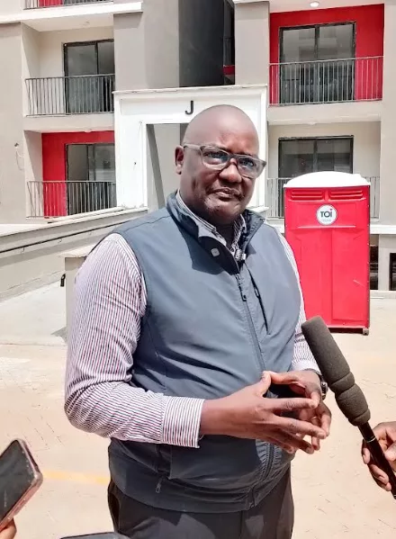 International Housing Solutions Kenya MD Kioi Wambaa during the unveiling of the real estate developer’s Sh1 billion Muzi Salama housing project in Tilisi